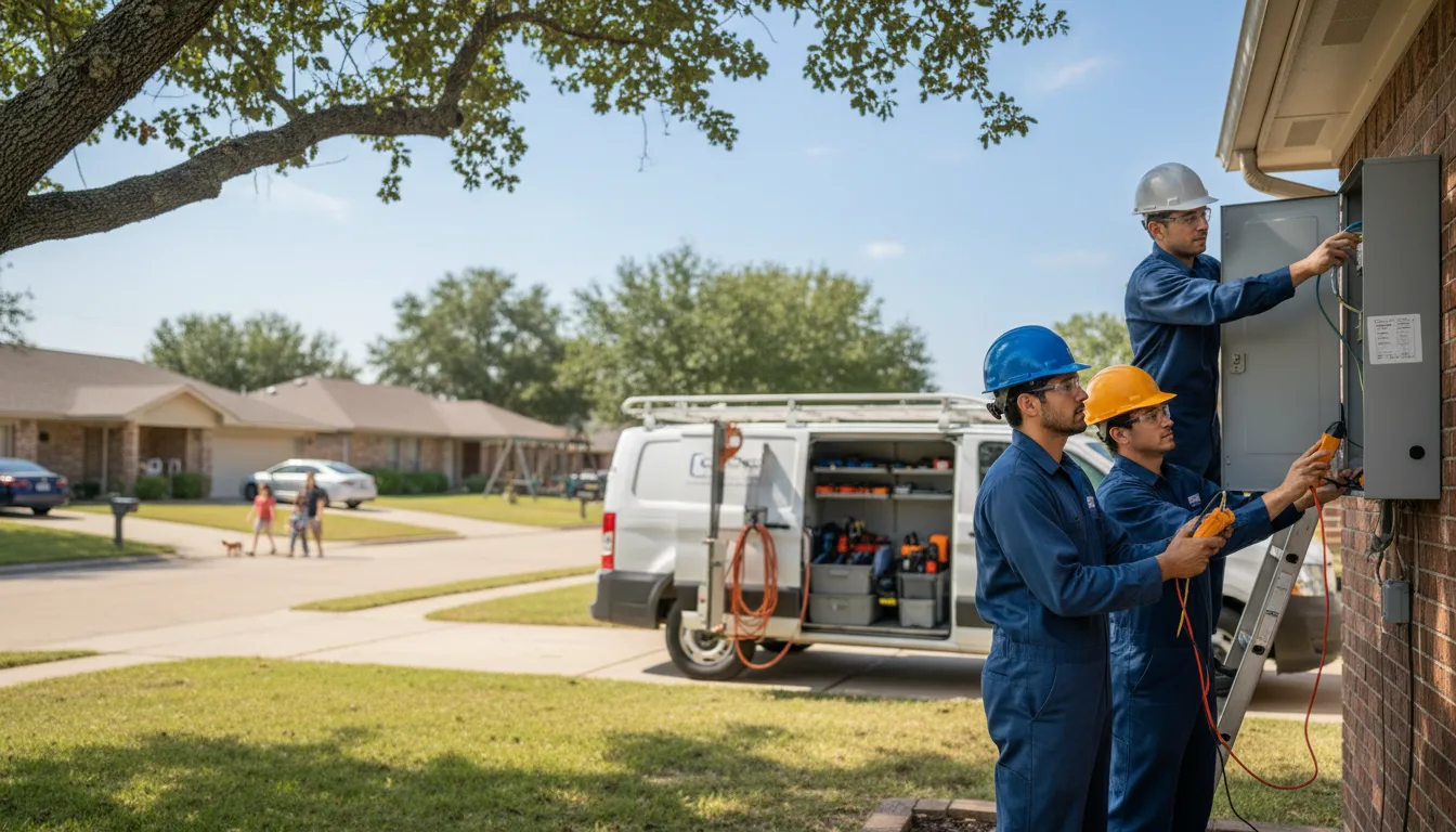 Certified electrician providing emergency electrical services in Elm Creek, NE